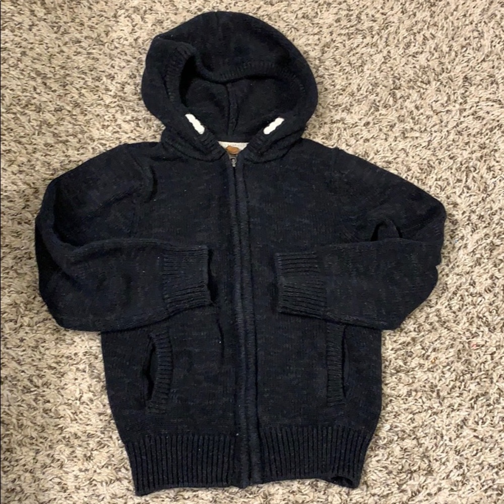 Boys zip sweater